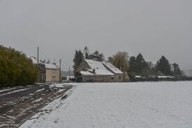 La Mallette sous la neige
